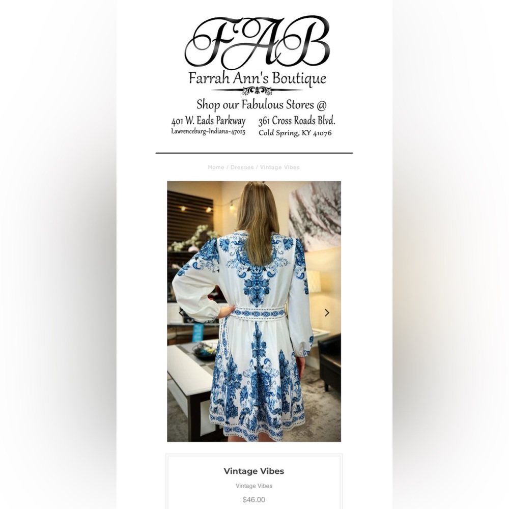 Coastal Paisley Print Floral Long Sleeve Pearl Button Summer Belted Dress✨ - Picture 3 of 7